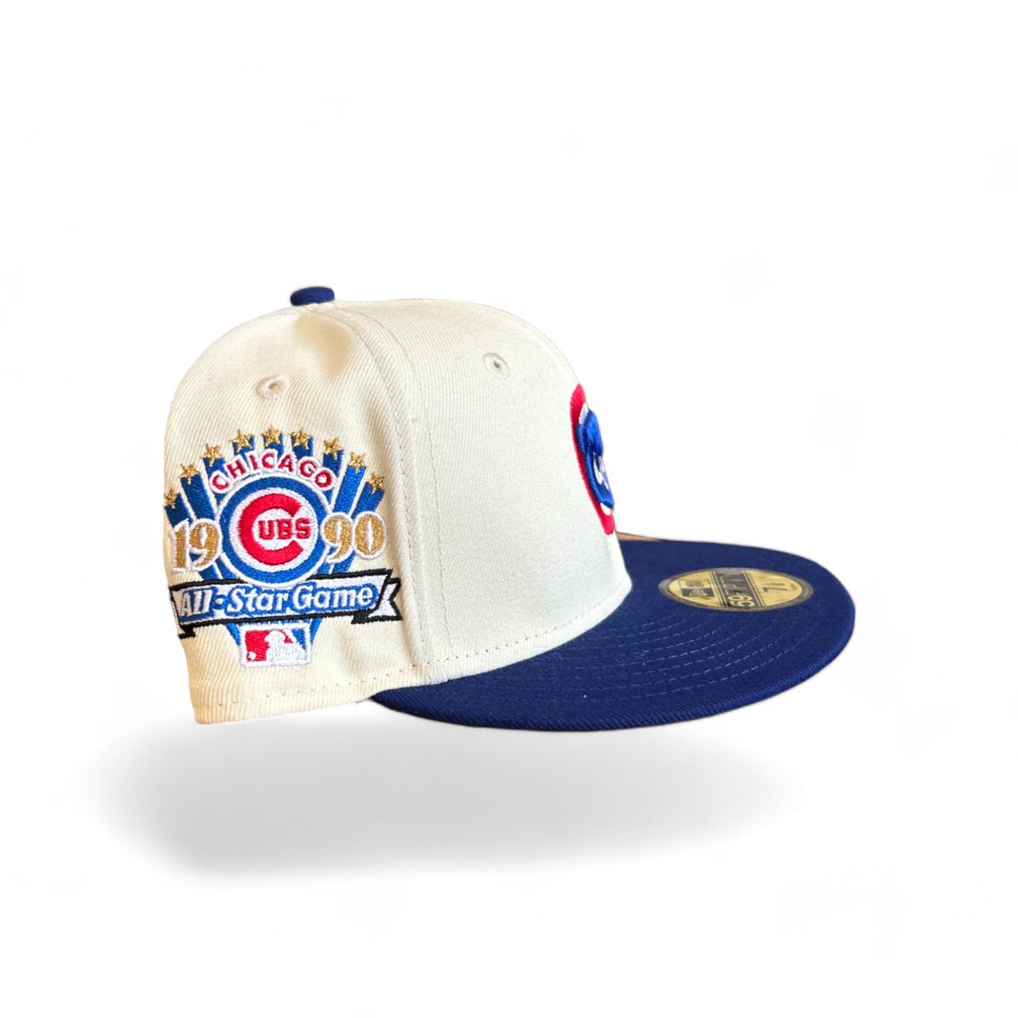 CHICAGO CUBS "OG WHITE DOME" 1990 ALL STAR GAME NEW ERA 59FIFTY HAT