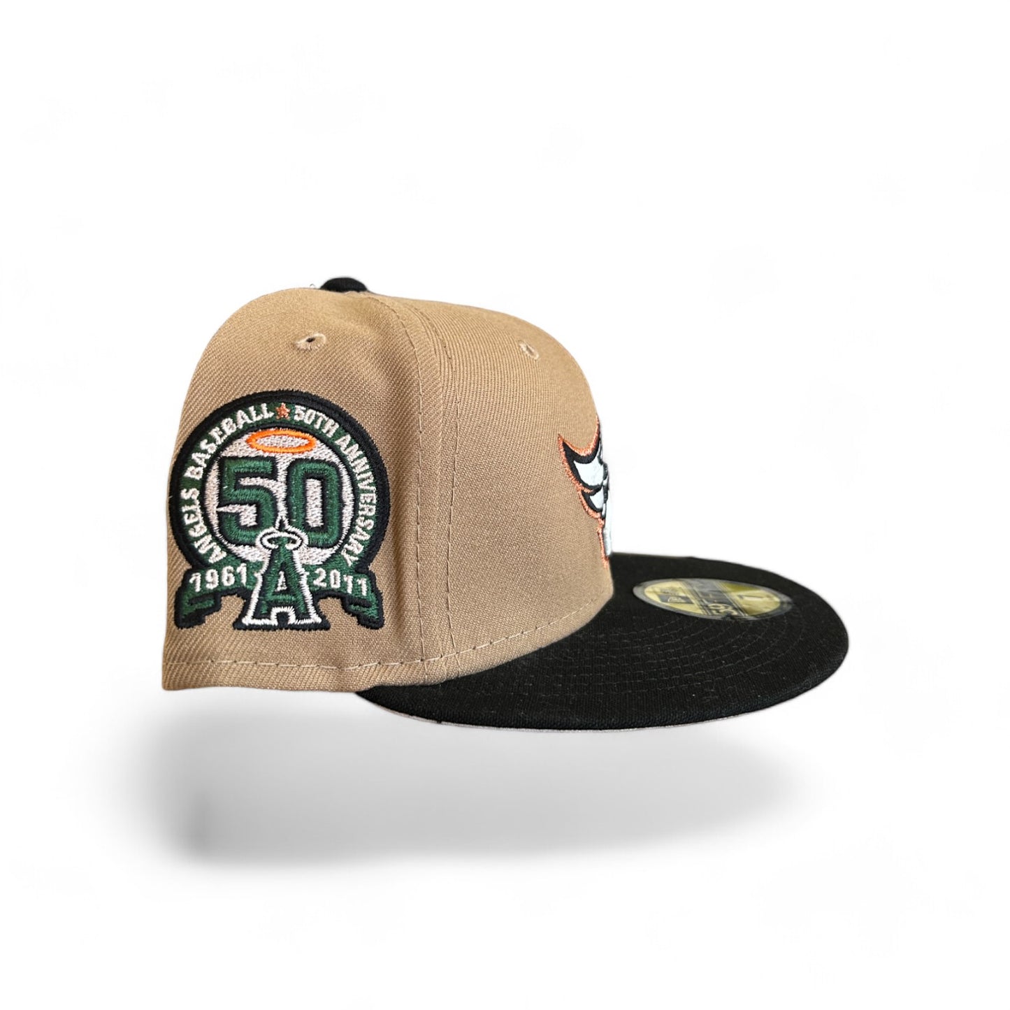 ANAHEIM ANGELS TWO TONE 50TH ANNIVERSARY NEW ERA 59FIFTY HAT