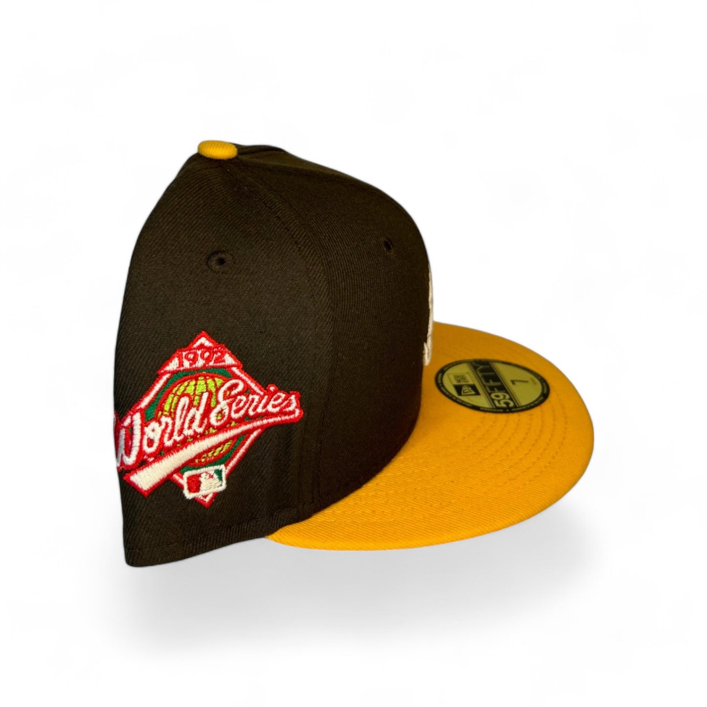 ATLANTA BRAVES "CHICK" MANOLO PRADO COLLAB 1992 WORLD SERIES NEW ERA 59FIFTY HAT