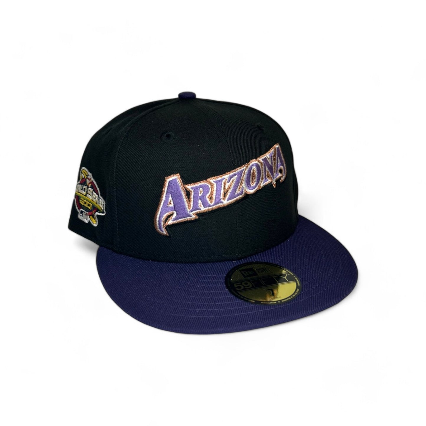 ARIZONA DIAMONDBACKS "SCRIPT RETRO" 2001 WORLD SERIES NEW ERA 59FIFTY HAT