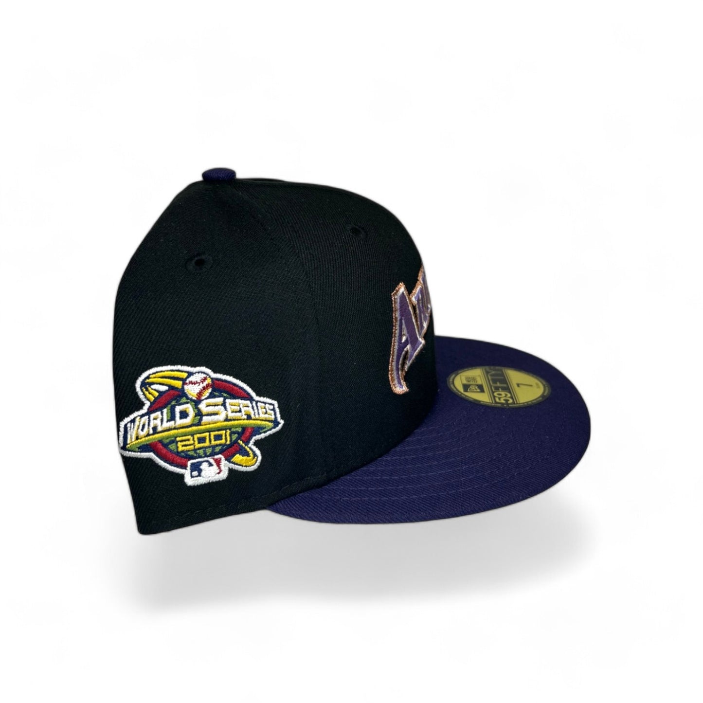 ARIZONA DIAMONDBACKS "SCRIPT RETRO" 2001 WORLD SERIES NEW ERA 59FIFTY HAT