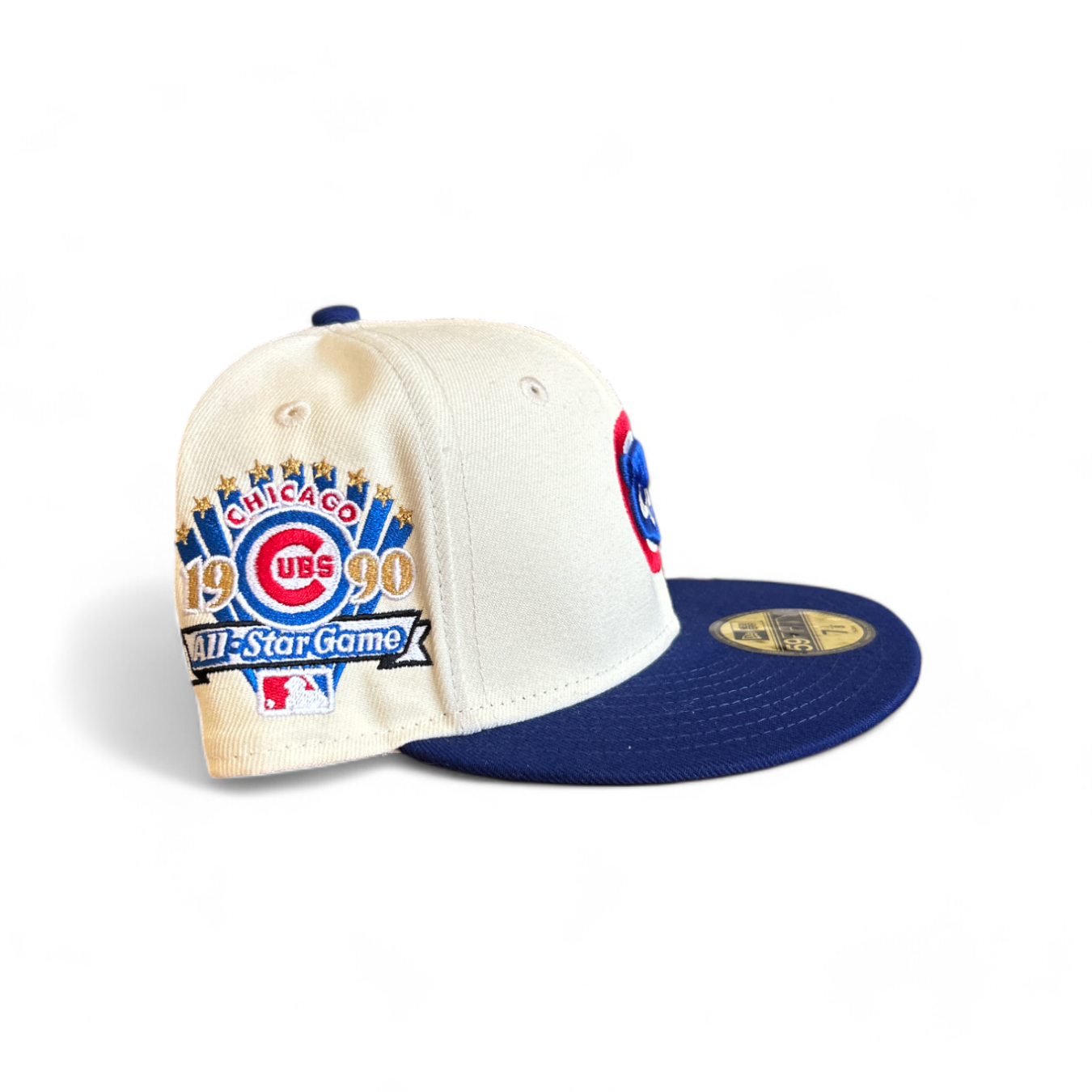 CHICAGO CUBS "OG WHITE DOME" 1990 ALL STAR GAME NEW ERA 59FIFTY HAT
