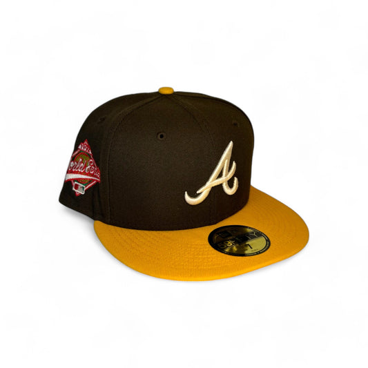 ATLANTA BRAVES "CHICK" MANOLO PRADO COLLAB 1992 WORLD SERIES NEW ERA 59FIFTY HAT