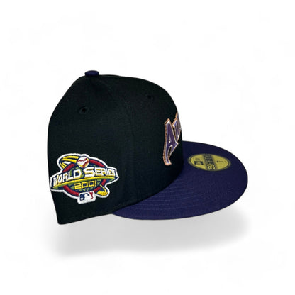 ARIZONA DIAMONDBACKS "SCRIPT RETRO" 2001 WORLD SERIES NEW ERA 59FIFTY HAT