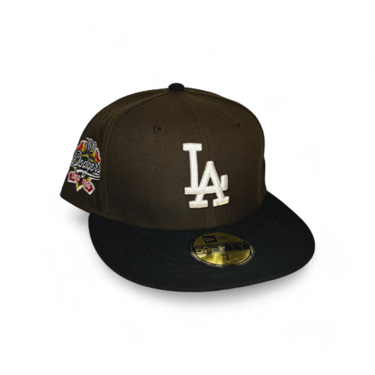 LOS ANGELES DODGERS "GREEN MOCHA" 100TH ANNIVERSARY NEW ERA 59FIFTY HAT