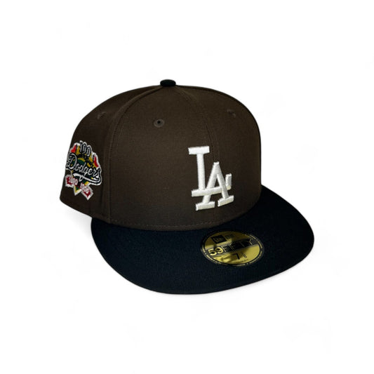 LOS ANGELES DODGERS "RED MOCHA" 100TH ANNIVERSARY NEW ERA 59FIFTY HAT