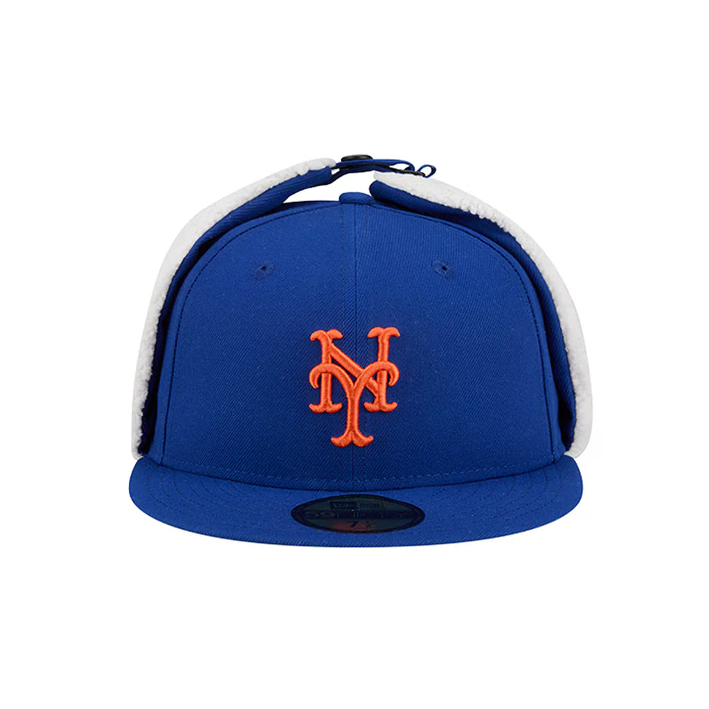 NEW YORK METS NBA CROSSOVER KNICKS FUR TRAPPER 59FIFTY FITTED