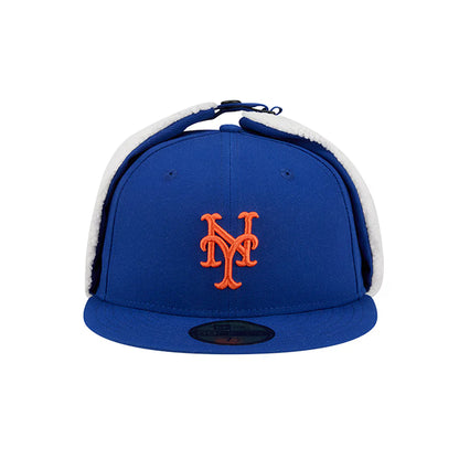 NEW YORK METS NBA CROSSOVER KNICKS FUR TRAPPER 59FIFTY FITTED